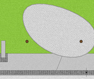 elliptical stop area